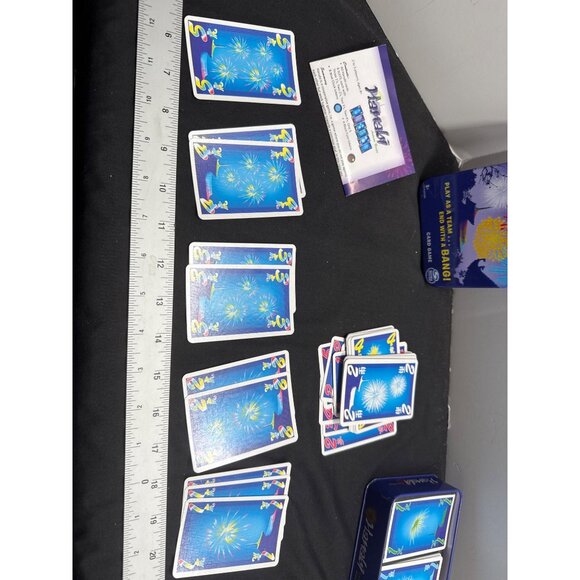 R&R Games Hanabi Fireworks Card Game Tin Travel Game Complete Excellent Light Sc - Picture 8 of 11